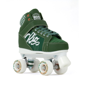 Rio Roller Mayhem II Children's Quad Skates - Green - UK:5J EU:38 US:M6L7