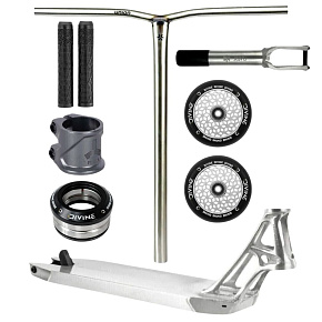 Freestyle koloběžka Custom Divine X Ethic Pandemonium V2 500 mm stříbrná