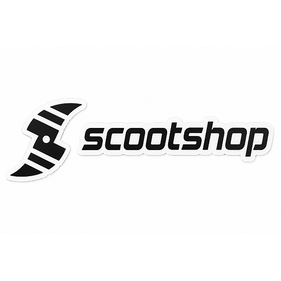 Samolepky Scootshop malé černé