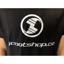 Tričko Scootshop.cz Longfit černé