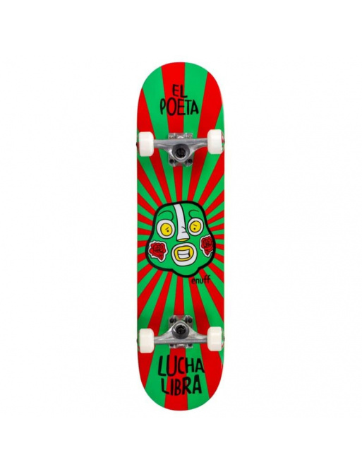 Enuff Lucha Libre Complete Skateboard Red/Green 7.75 x 31.5
