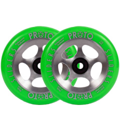 Kolečka Proto Sliders Starbright Green On Raw 2ks