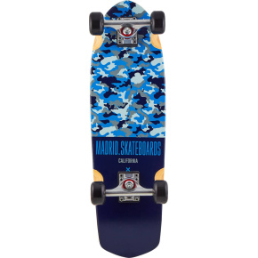 Longboard Madrid Camo Cruiser 8.25" modrý