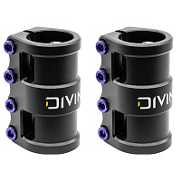 Balení 1+1 SCS Divine černo/fialové 2ks