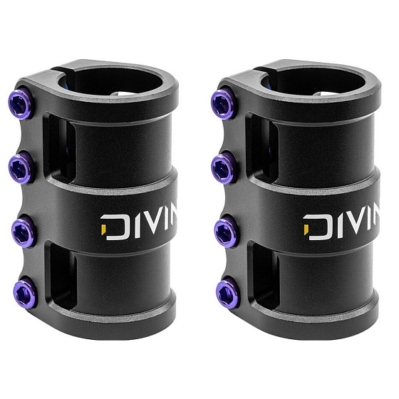 Balení 1+1 SCS Divine černo/fialové 2ks