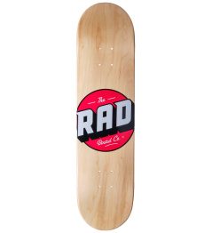 RAD Solid Logo Skate Deska (8"|Wood)