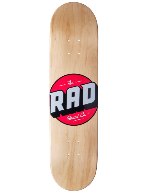 RAD Solid Logo Skate Deska (8"|Wood)