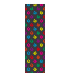 Griptape Hella Grip Sloth Dot Rainbow Sloths On Black