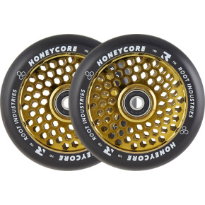 Kolečka Root Industries Honeycore black 110mm 2ks zlaté