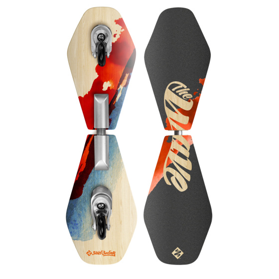 Waveboard Street Surfing WAVE RIDER Abstrakt, dřevěný