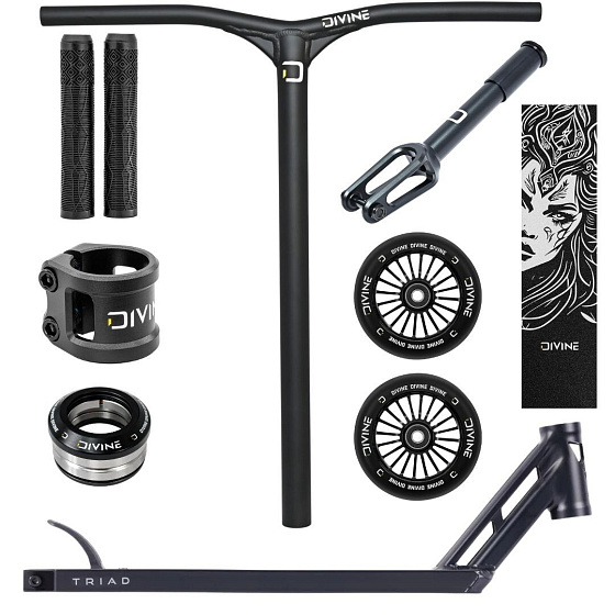 Freestyle koloběžka Custom Divine X Triad 495mm Voodoo černá