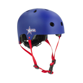 SFR Adjustable Kids Helmet - Blue / Red - XXXS/XS 46-52cm