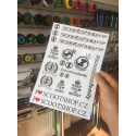 Scootshop.cz A4 samolepky