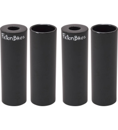 Fiction Ocelové freestyle BMX pegy (Černá|4 Pack)