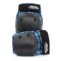 REKD Youth Heavy Duty Double Pad Set - Black / Blue - Small