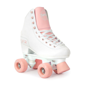 SFR Figure Adults Quad Skates - White / Pink - UK:6A EU:39.5 US:M7L8