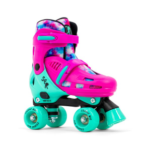 SFR Hurricane IV Adjustable Children's Quad Skates - Tie-Dye - UK:3J-6J EU:35.5-39.5 US:M4-7