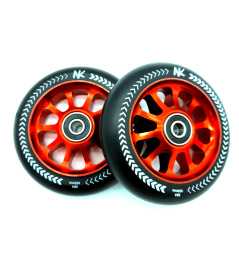 Kolečka Nokaic Spin 100mm Černá/Červená 2ks