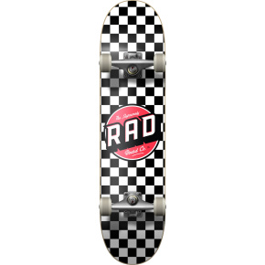 Skateboard RAD Checkers 7.75" Checkers Black