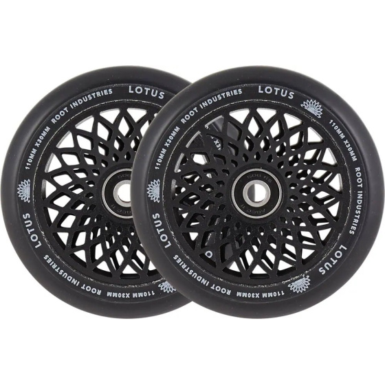 Kolečka Root Industries Lotus 110x30mm černé 2ks
