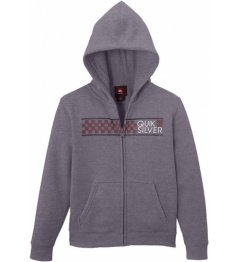 Mikina Quiksilver Hood Zib God 024 kpwh medium grey heather 2014/15 dětská vell.XL/14let/