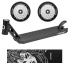 Set Deska Divine Park černá + 2ks koleček Divine 110 mm Light stříbrná + Divine Nyx griptape