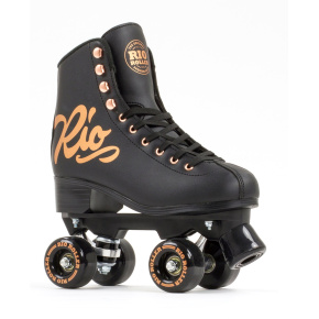 Rio Roller Rose Adults Quad Skates - Rose Black - UK:8A EU:42 US:M9L10