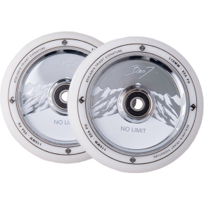 Kolečka Striker Benj No Limit 110mm White/Chrome 2ks