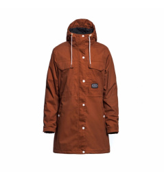 Bunda Horsefeathers Clara leather brown 2020/21 dámská vell.XL