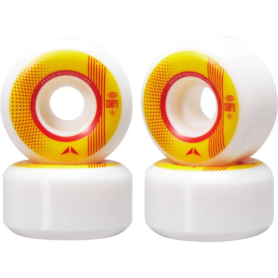 Crupié Carlos Ribeiro 101A Wide Kolečka pro skateboard 4-Souprav (52mm|Žlutá)
