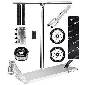 Freestyle koloběžka Custom Divine Street 6" 560 mm stříbrná