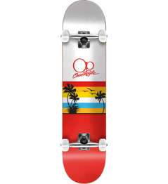 Skateboard Ocean Pacific Sunset 8" červený