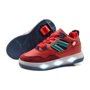 Breezy Rollers Light Beam - Red / Blue - UK:2.5J EU:35 US:3J