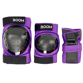 Set chráničů Boom Classic XS fialový
