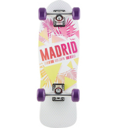 Longboard Madrid Oasis Cruiser 8.25" bílý