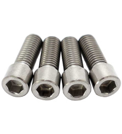 TLC Primo Titanium BMX Crank Arm Pinch šrouby (Natural)