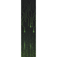 Griptape Longway Printed Matrix Green