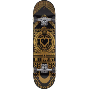 Skateboard Blueprint Home Heart 8.125" zlatý
