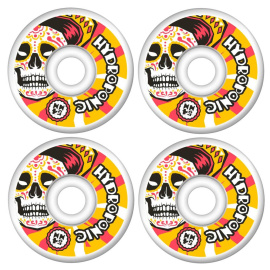 Hydroponic Mexican Skull 2.0 Kolečka pro skateboard 4-Souprava (54mm|Bílá/Oranžová)
