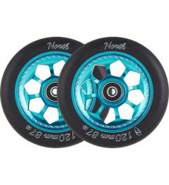 Kolečka North Pentagon 120mm Teal 2ks