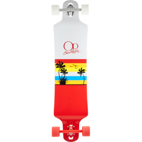 Longboard Ocean Pacific Double Drop Sunset 39" Red