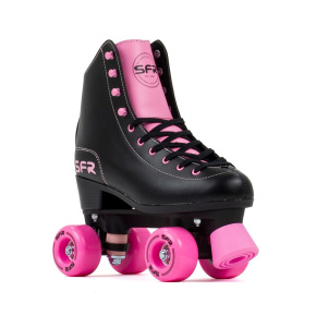 SFR Figure Children's Quad Skates - Black / Pink - UK:5J EU:38 US:M6L7