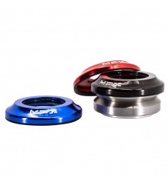 MGP MFX Integrated Headset Black with Top Cap Blue/Red