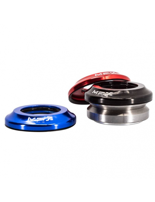 MGP MFX Integrated Headset Black with Top Cap Blue/Red