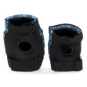REKD Youth Heavy Duty Double Pad Set - Black / Blue - Small