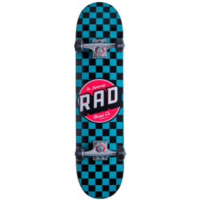 RAD Checkers Skateboard Komplet (7.25"|Tyrkysová)