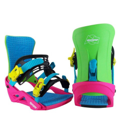 Kemper Freestyle Snowboard Bindings (Růžová|38-42)