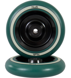 Kolečka North Fullcore 110x24mm Black/Forest 2ks