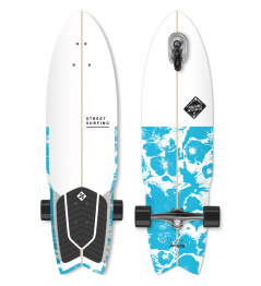 Longboard Street Surfing SHARK ATTACK 36 "Psycho Blue