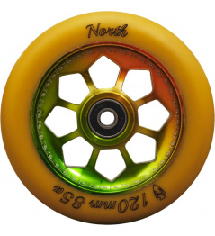 Kolečko North Pentagon 120mm Gum/Rasta